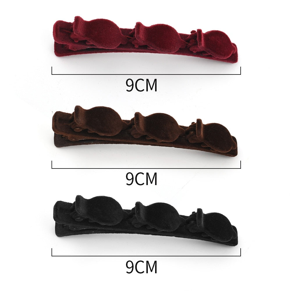 Easy 3-Layer Hair Clamp Styling Pin