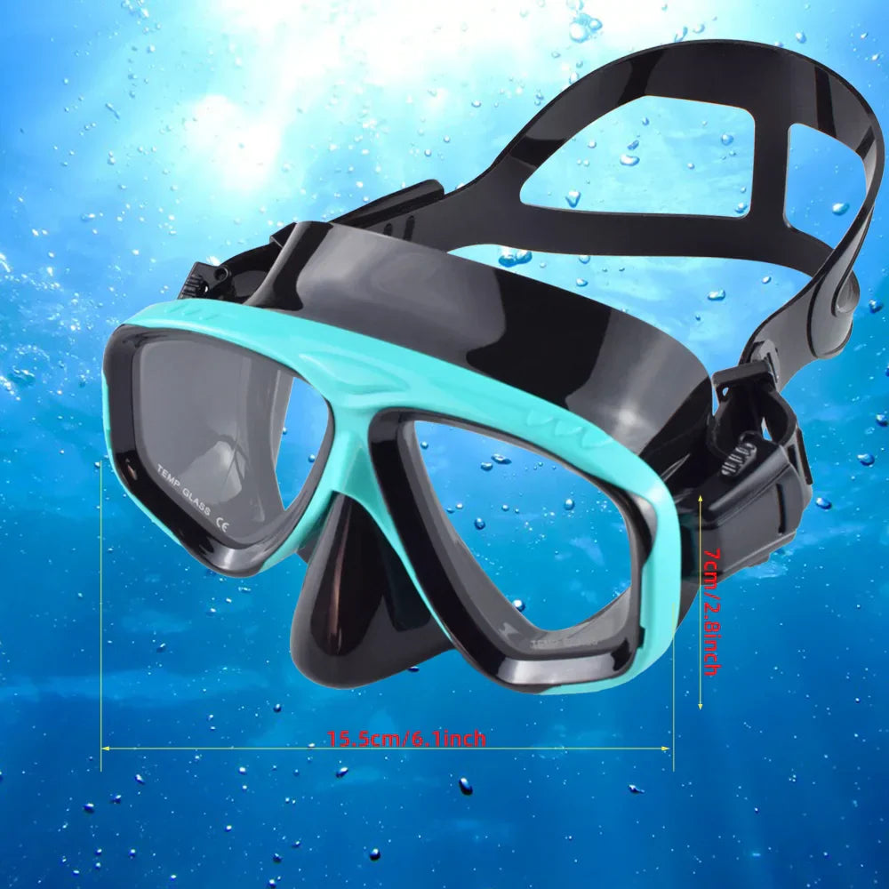 Clear Vision Diving Mask with Snorkel Set