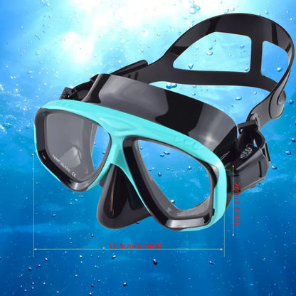 Clear Vision Diving Mask with Snorkel Set