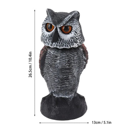Outdoor Bird Repellent Owl Decoy