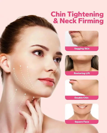 Slimming Face Band for Men and Women, Adjustable Chin Strap