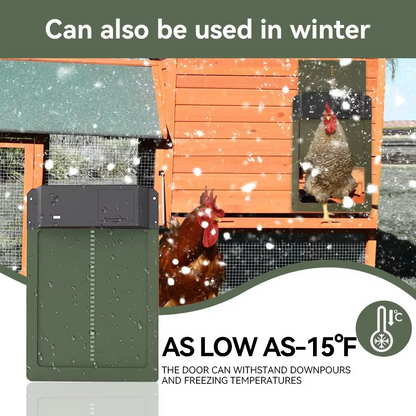 Automatic Chicken Coop Door Opener with Timer and Sensor