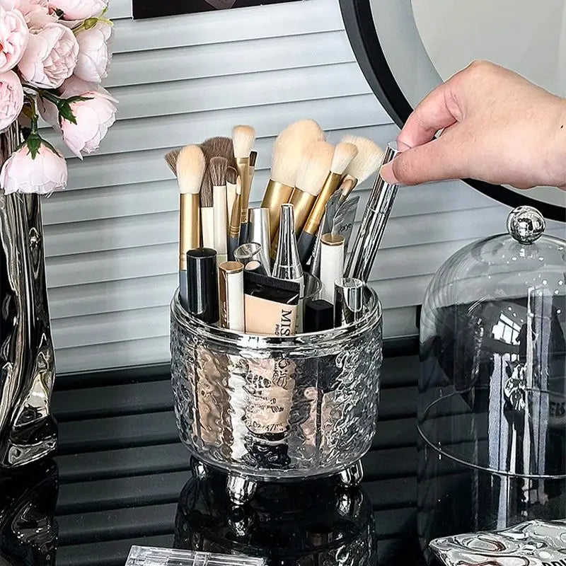 Portable Makeup Storage Case with 360 Spin