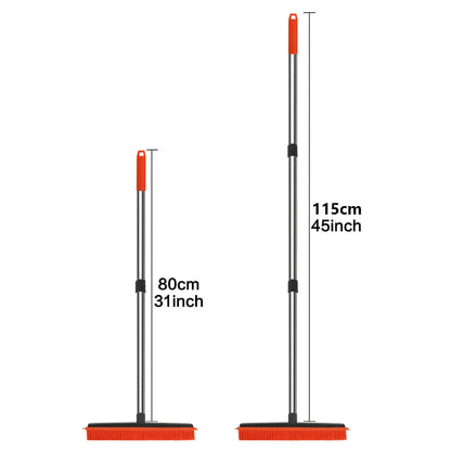 Easy Sweep Pet Hair Rubber Broom
