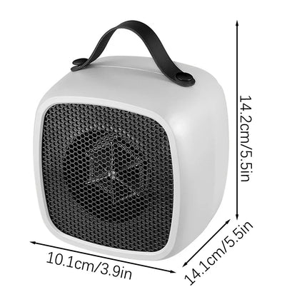 Compact 500W Electric Space Heater with Safety Feature