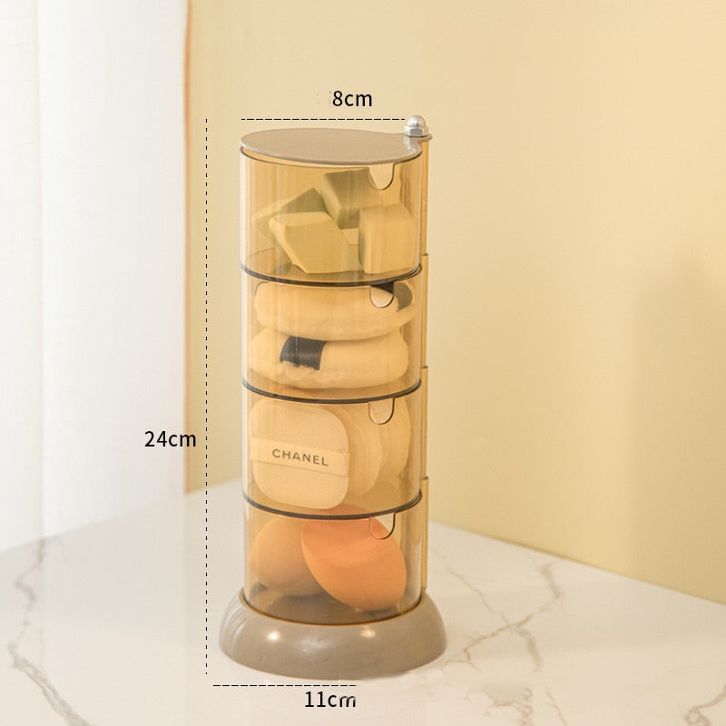 Spinning Cosmetic Organizer Box