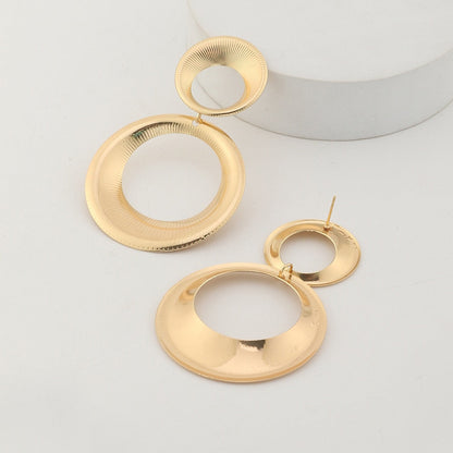Luxury Circle Earrings | Elegant Bold Statement Jewelry