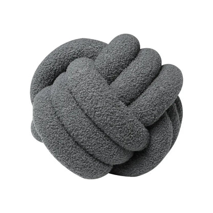Textured Rope Knot Decor Pillow