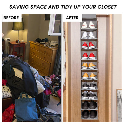 Collapsible Closet Storage Organizer for Shoes & Clothes
