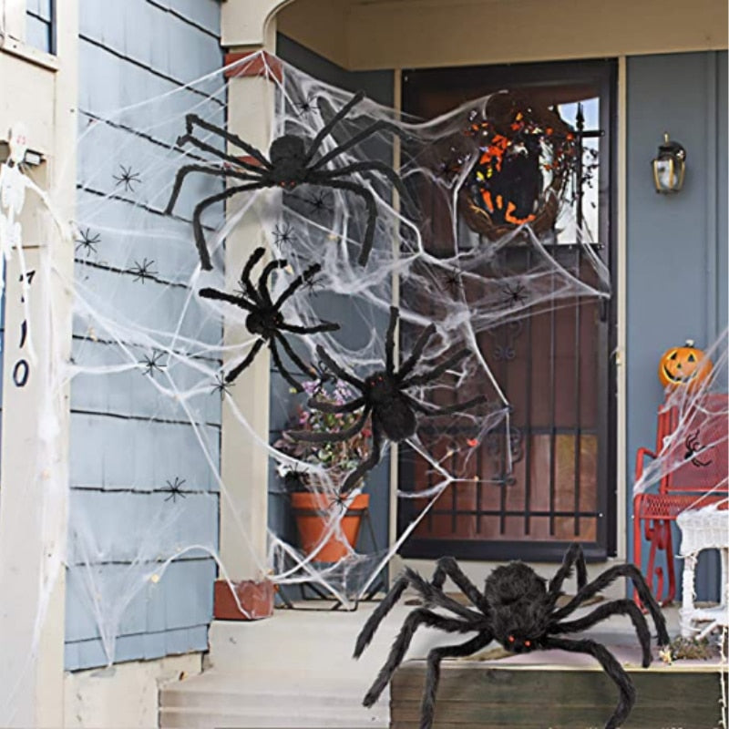 Spooky Giant Spider Halloween Decor