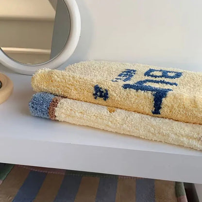 Soft Plush Tufted Door Mat