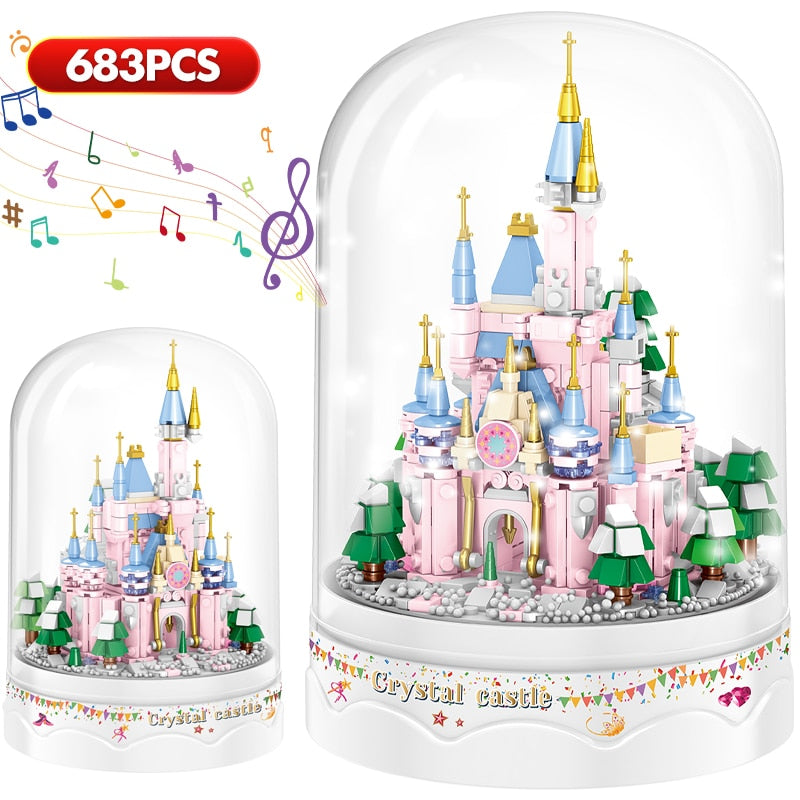 Colorful Castle Musical Jewelry Box