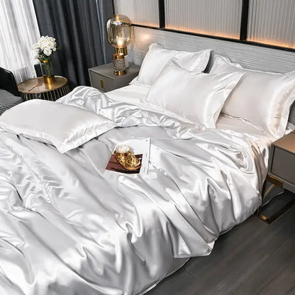Soft Satin Bed Duvet Cover
