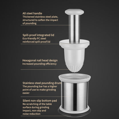 Simple Stainless Garlic Press Crusher