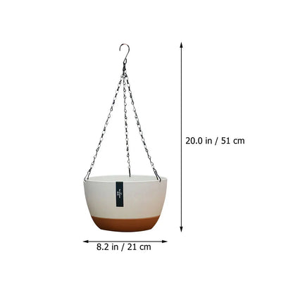 Strong Modern Hanging Planters Set for Home & Garden