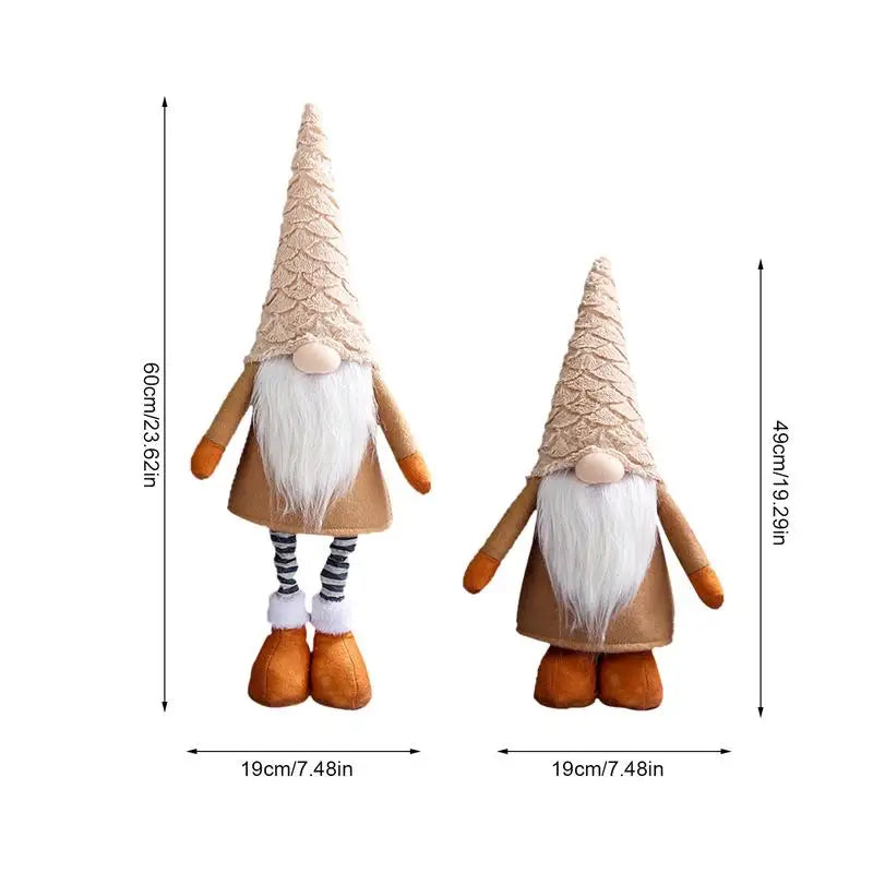 Befez | Cute Adjustable Xmas Gnome Figurines