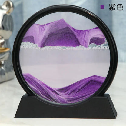 Soothing 3D Sand Art Glass Orb Decoration