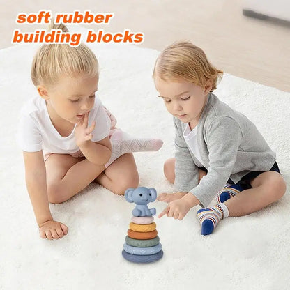Soft Baby Stacking Toy Rings