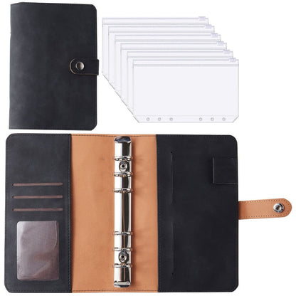 Practical Leather Wallet Organizer Notebook