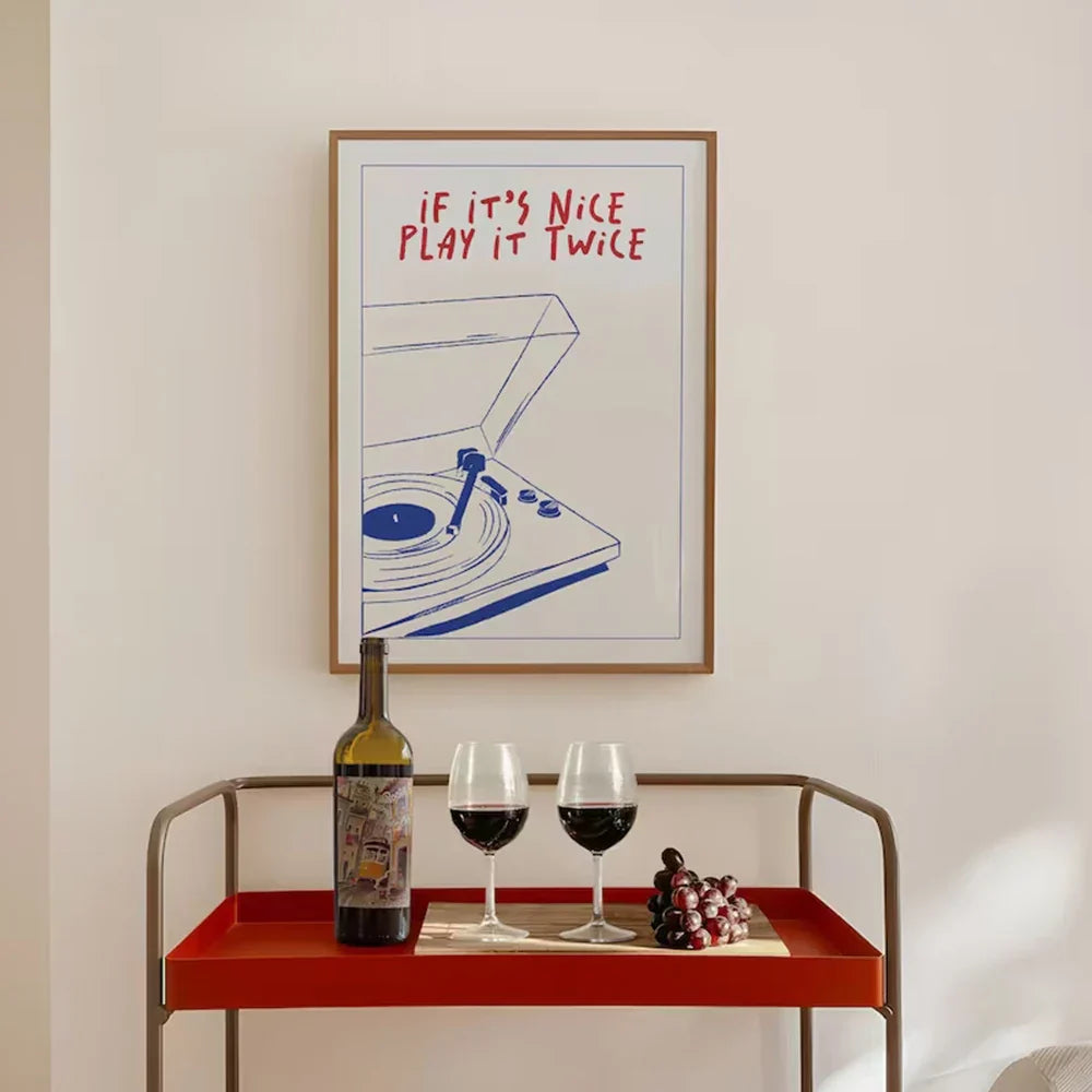 Fun Music Quote Wall Decor