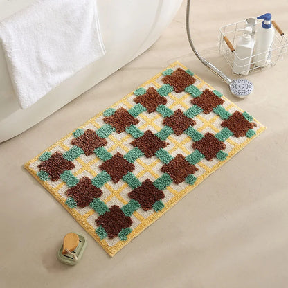 Colorful Texture Non Slip Bath Mat