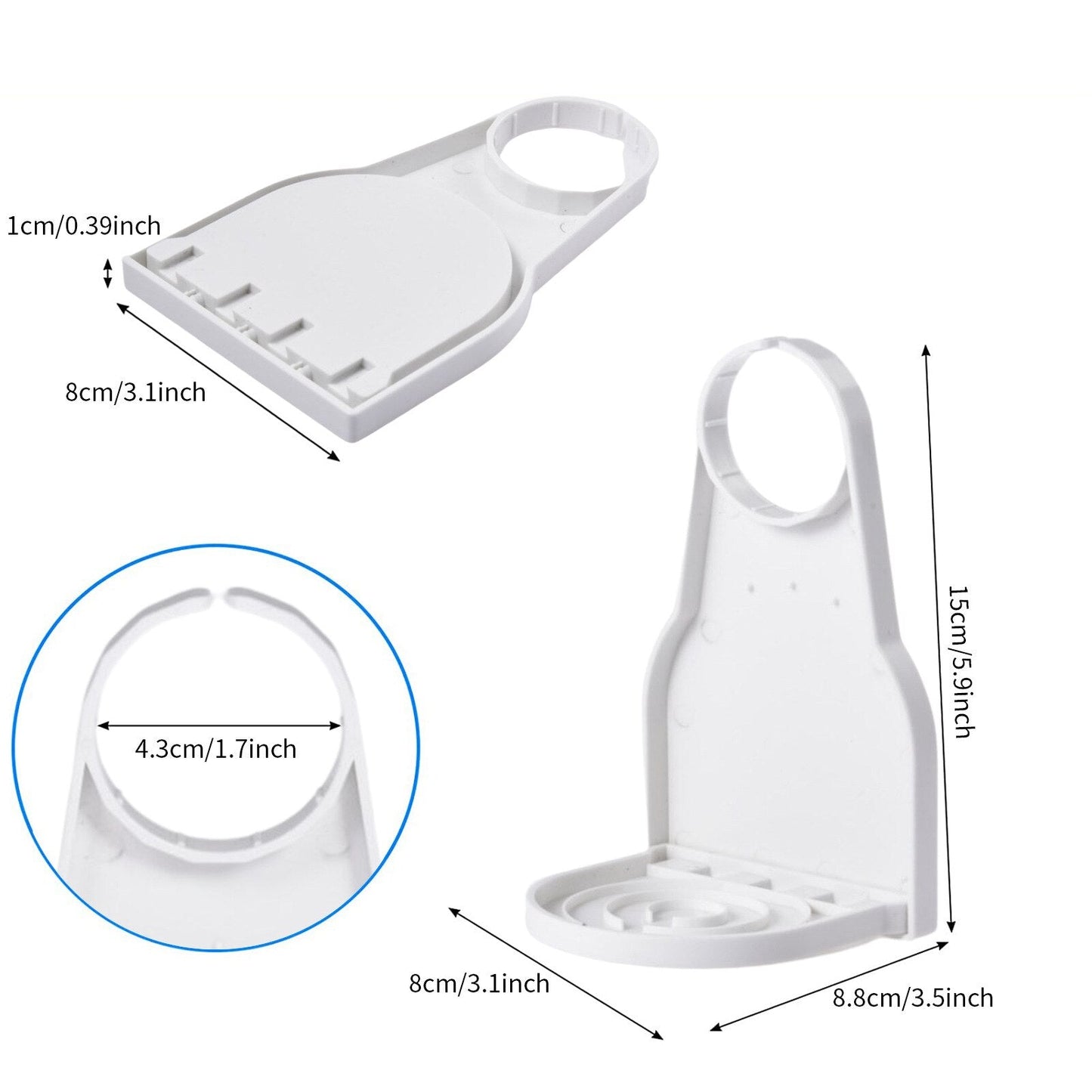Spill Proof Laundry Detergent Catcher Tray