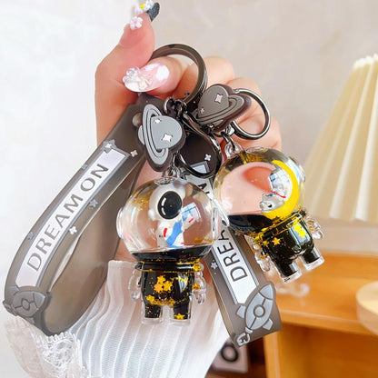 Sparkling Space Astronaut Keychain