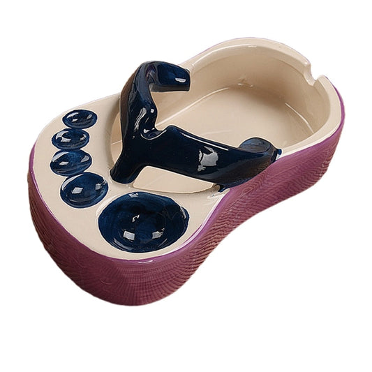 Colorful Ceramic Flip Flop Shaped Serving Dish - Befez