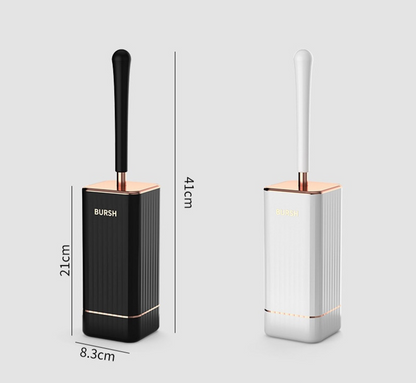Simple Toilet Brush with Compact Holder