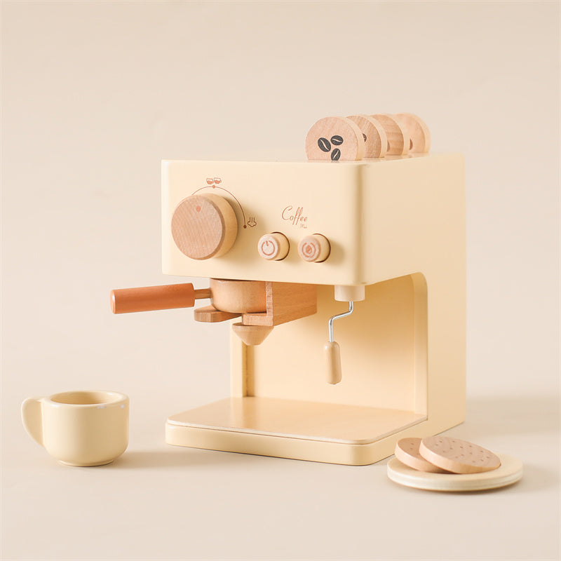 Fun Wooden Coffee Maker Playset for Kids