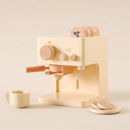 Fun Wooden Coffee Maker Playset for Kids