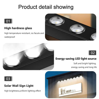 Bright Solar Powered Garden Fence Lights 4-Pack
