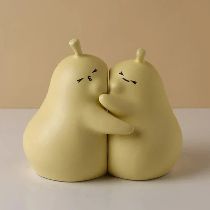 Cuddly Pear Shape Book Ends