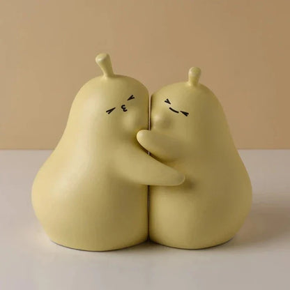 Cuddly Pear Shape Book Ends