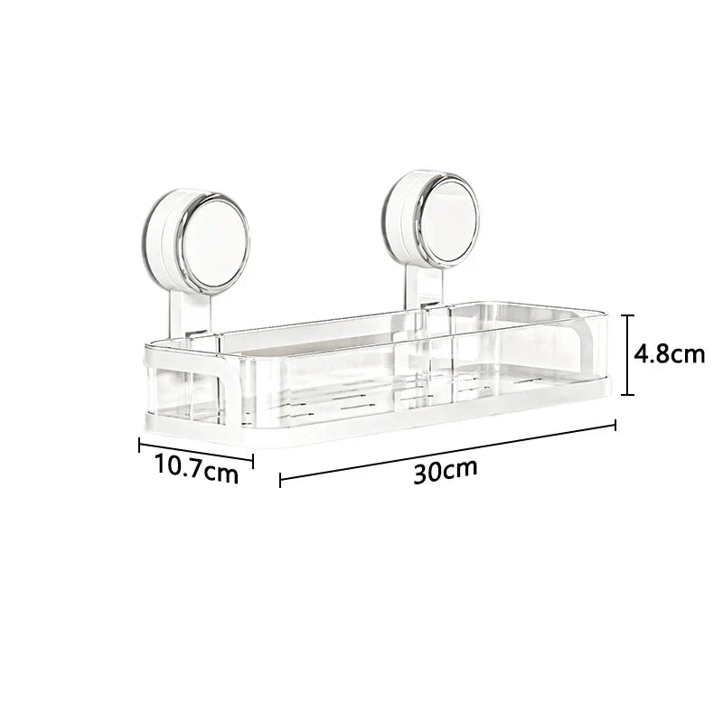 Easy Install Suction Cup Wall Shelf - Befez