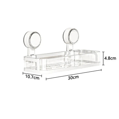 Easy Install Suction Cup Wall Shelf - Befez