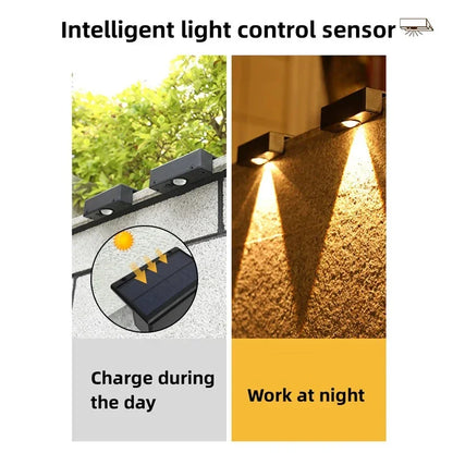 Wireless Outdoor Solar Powered Wall Lamp