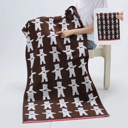 Soft Animal Design Beach Towel