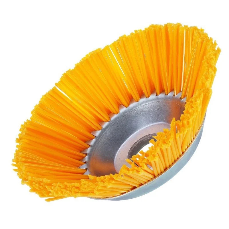 Heavy Duty 8-Inch Weed Trimmer Wheel with Nylon Bristles - Befez