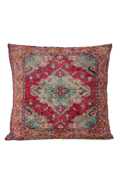 Colorful Global Print Pillow Cover