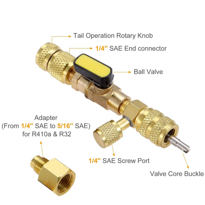 Universal HVAC Valve Core Removal Tool Kit