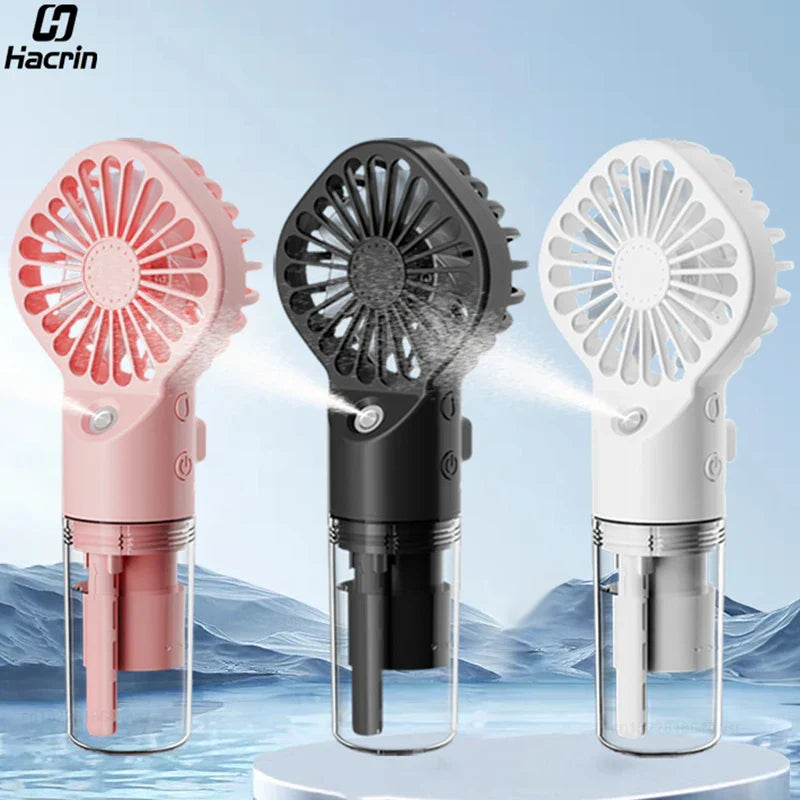 Compact Personal Misting Fan with Humidifier