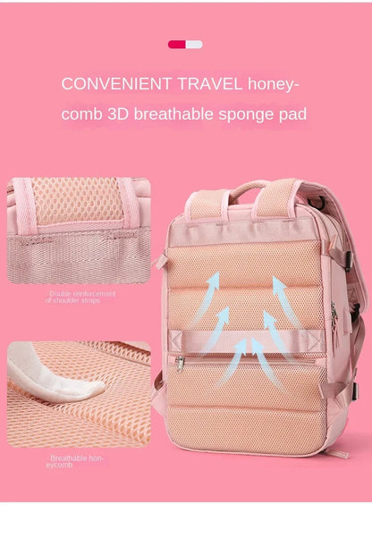 Convenient Flight Carry On Bag With Shoe Pocket