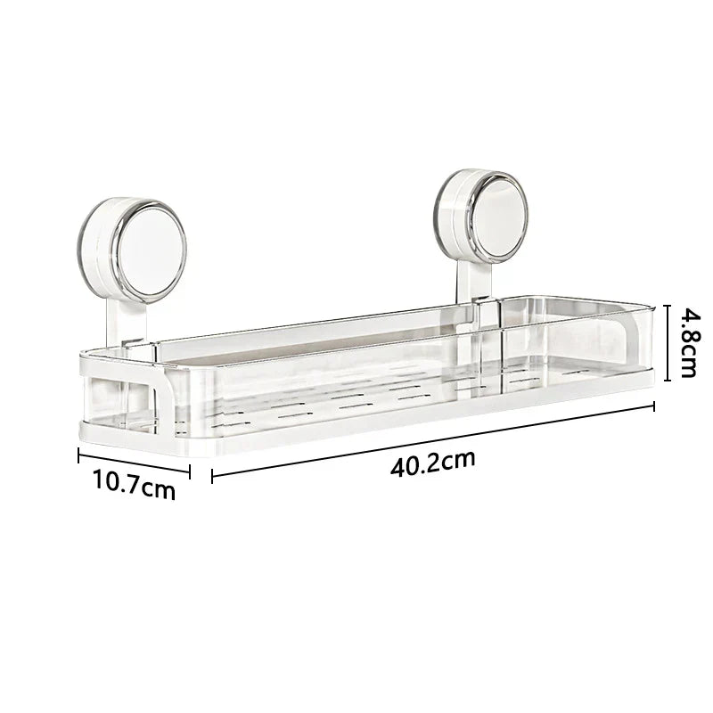 Easy Install Suction Cup Wall Shelf