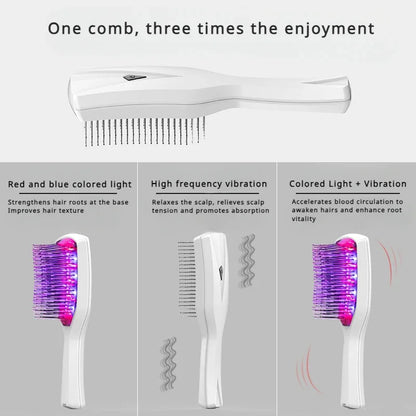Healing LED Hair Growth Comb Massager