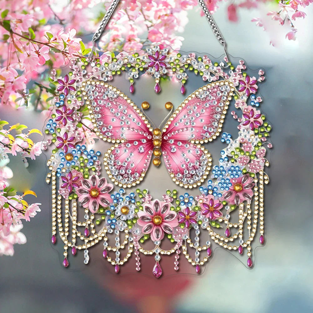 Colorful Butterfly Diamond Art Pendant Decoration