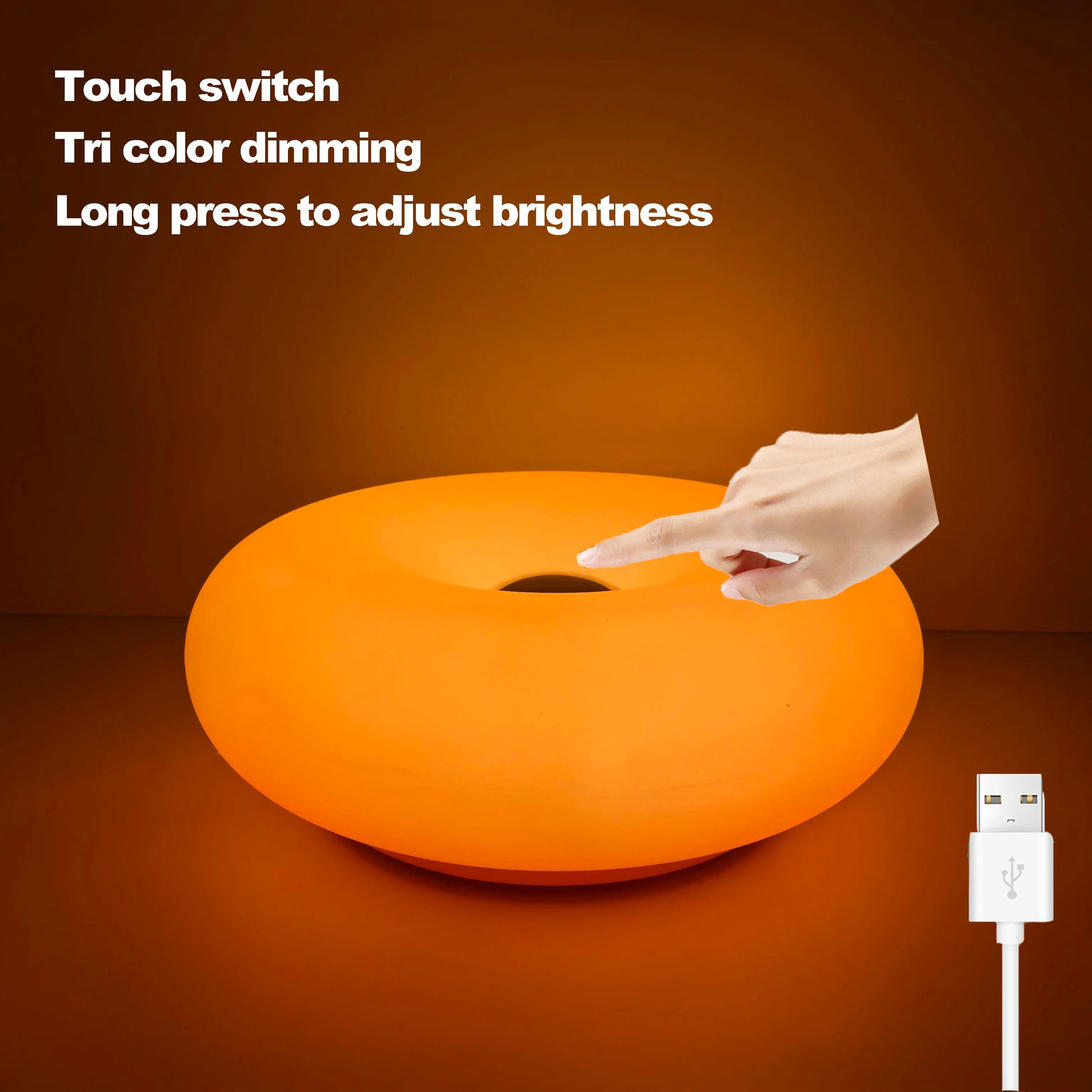Colorful RGB LED Desk Lamp with Dimmer and Remote - Befez