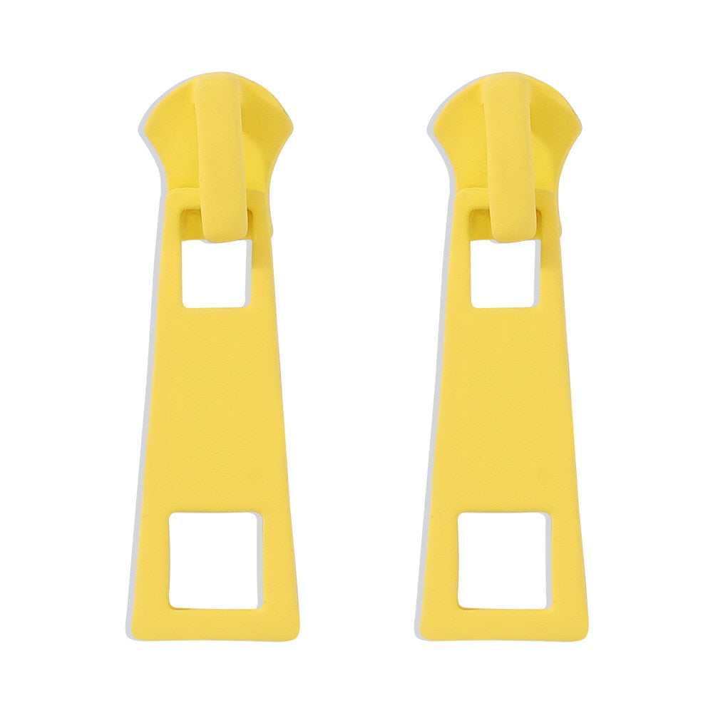 Fun Small Zip Pouch Earrings