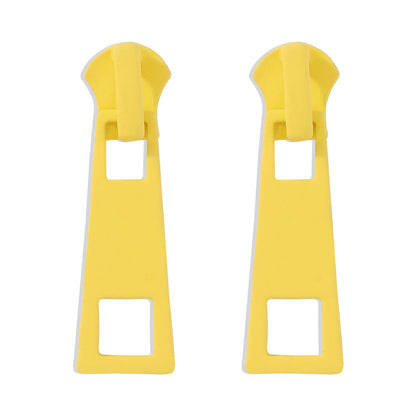 Fun Small Zip Pouch Earrings