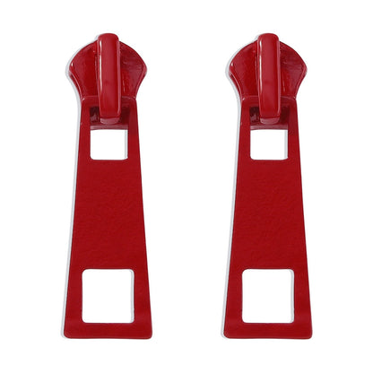 Fun Small Zip Pouch Earrings